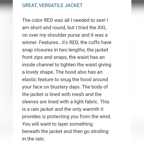 Hunter Ladies' water-resistant cotton smock jacket nwt - Picture 6 of 9